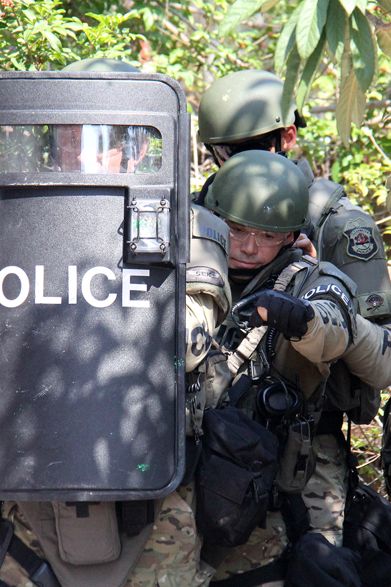 officers in tactical gear